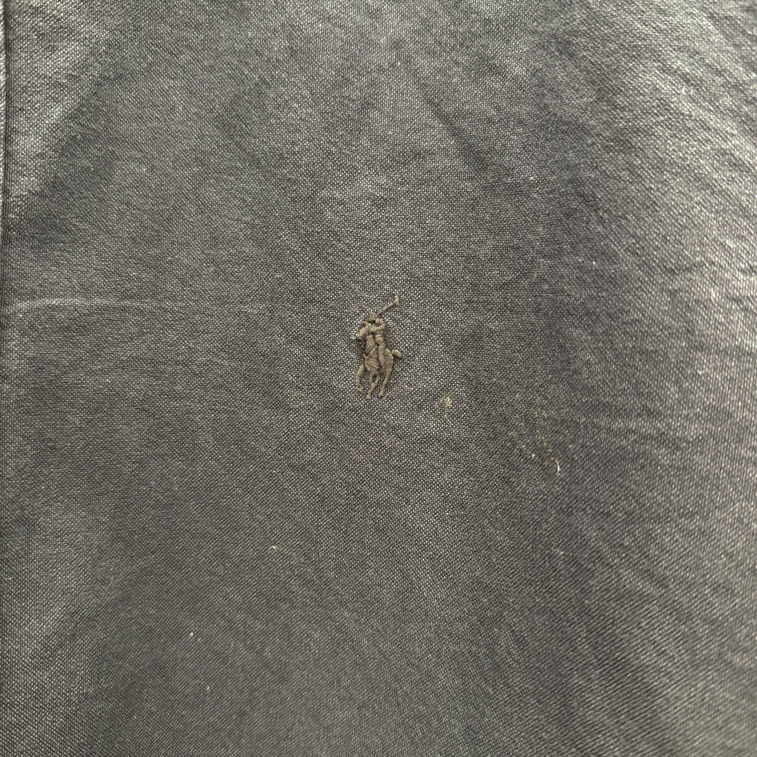 【USED&Vintage】【POLO RALPH LAUREN】 半袖ボタンダウンシャツ ブラック