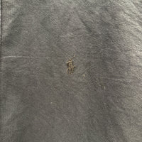 【USED&Vintage】【POLO RALPH LAUREN】 半袖ボタンダウンシャツ ブラック