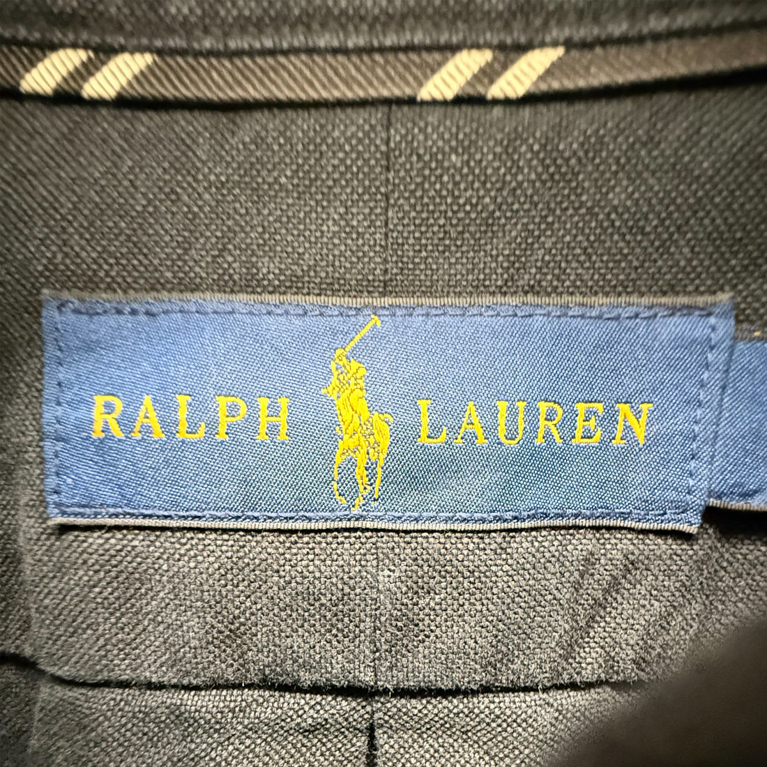【USED&Vintage】【POLO RALPH LAUREN】 半袖ボタンダウンシャツ ブラック