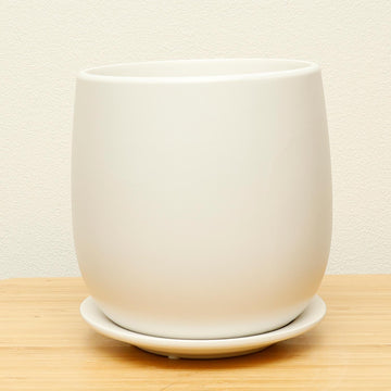 陶器ボールマット白17cm