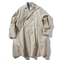 【71MICHAEL】RIB TRENCH COAT / BEIGE