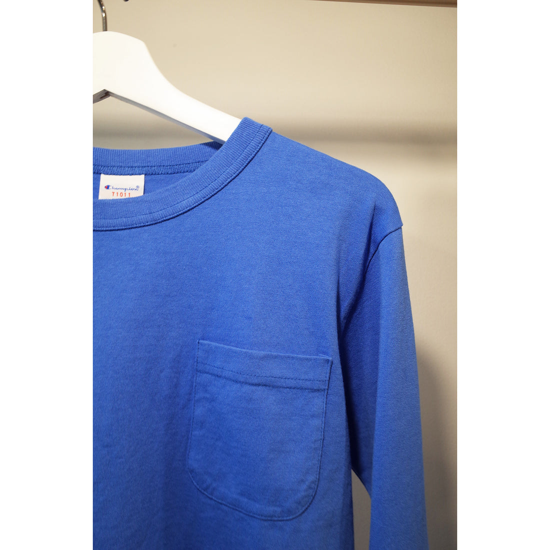 【Champion】LONG SLEEVE POCKET T-SHIRT / T1011